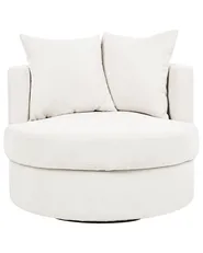 Drehsessel DALBY Stoff Hellbeige_871391