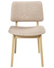 Esszimmerstuhl 2er Set BLANE Bouclé Hellbraun / Taupe_1031599