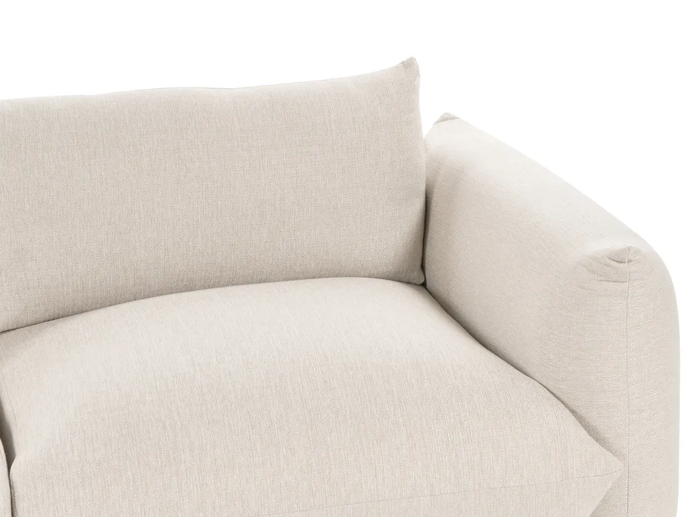 Sofa Set 5-Sitzer LUVOS Stoff Hellbeige_972195