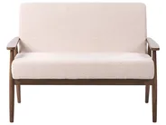 Sofa 2 Seater ESRUM Boucle Dark Brown/ Beige_1014655