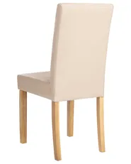 Set of 2 Dining Chairs BROADWAY Faux Leather Beige_761504
