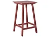 Garten Bartisch ADIRONDACK 60 cm 59 cm Kunststoff Rot
