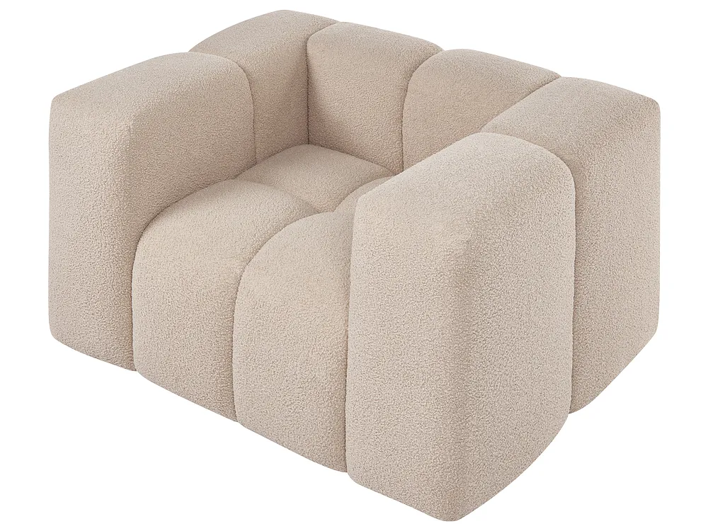 Bankenset 5-zits ANTOLA Bouclé Beige_1161587