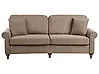 Sofa 3-Sitzer GINNERUP Stoff Braun