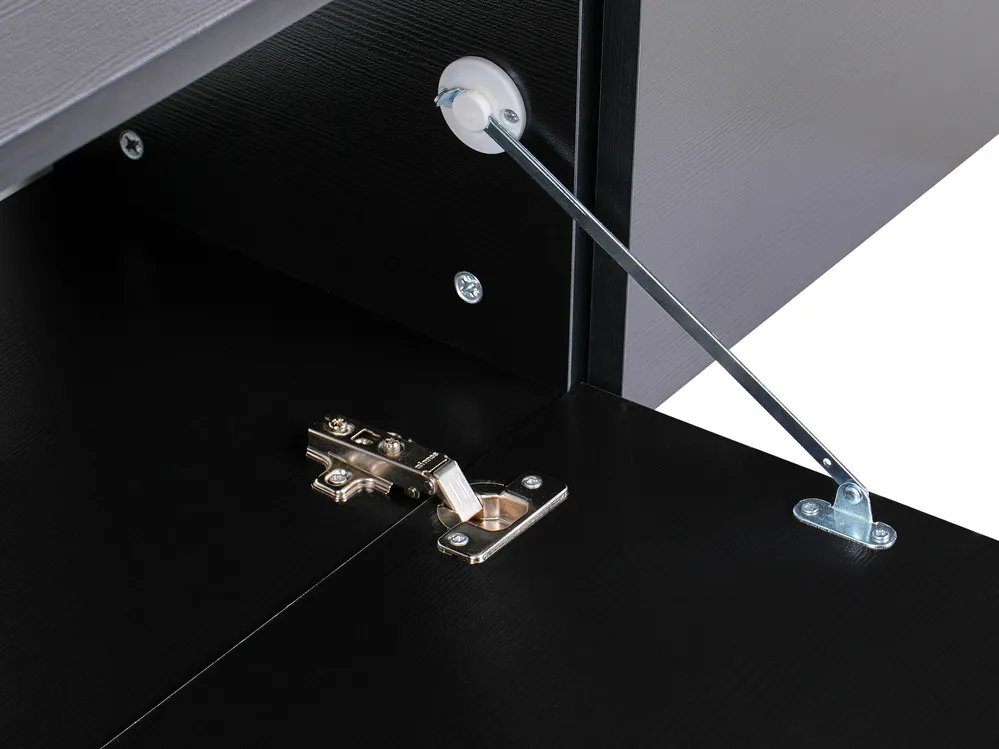 Wall Mounted TV Stand GLADSTONE Black_973754