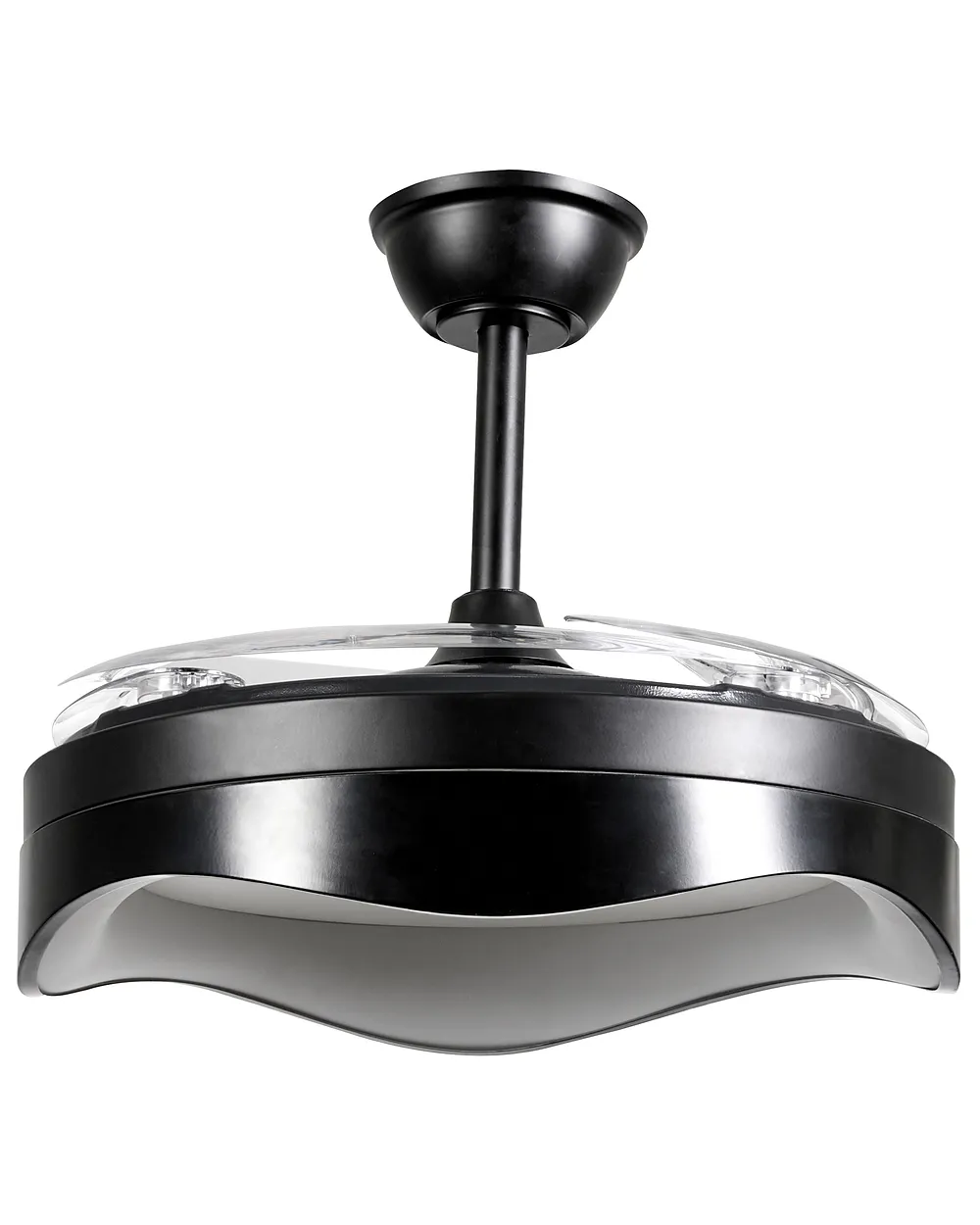 Plafondventilator met verlichting ETONIA met afstandsbediening LED Zwart_1125608