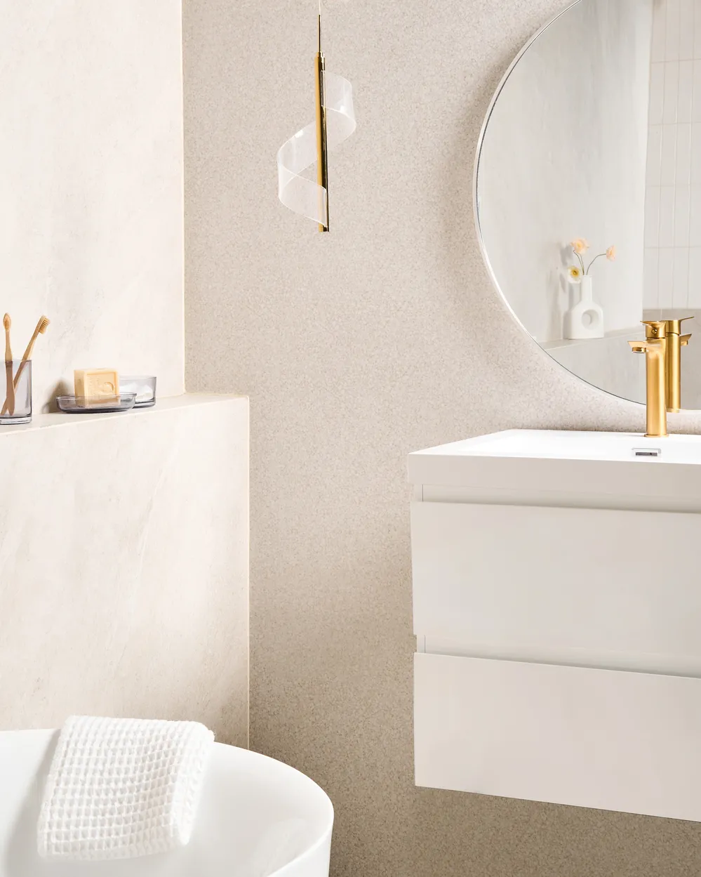 LED Hängeleuchte SARELA Metall Gold_1010495