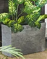 Blumenkübel EDESSA 70 cm Grau