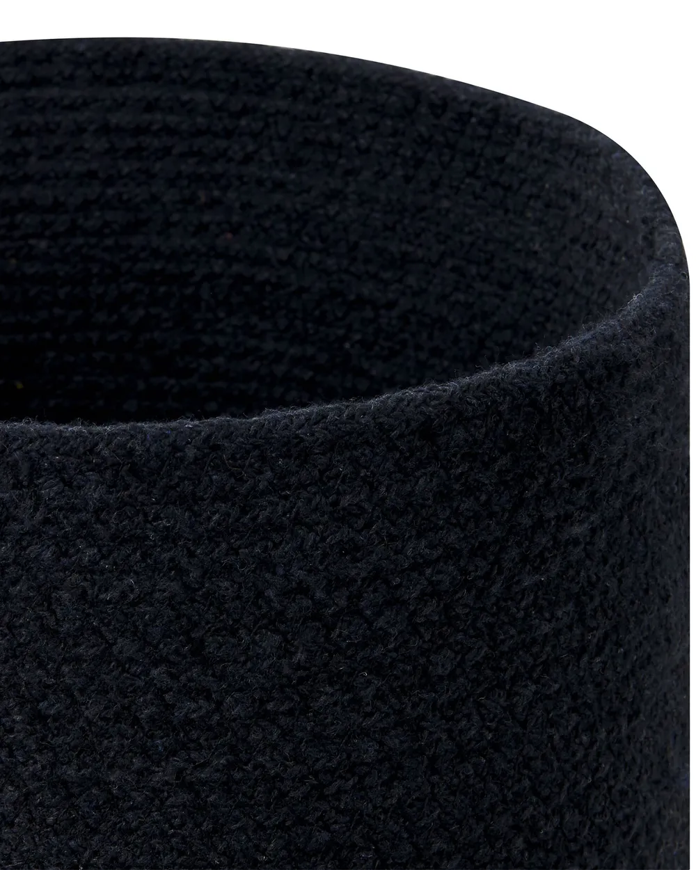 Set of 3 Baskets BASIMA Cotton Black_846451