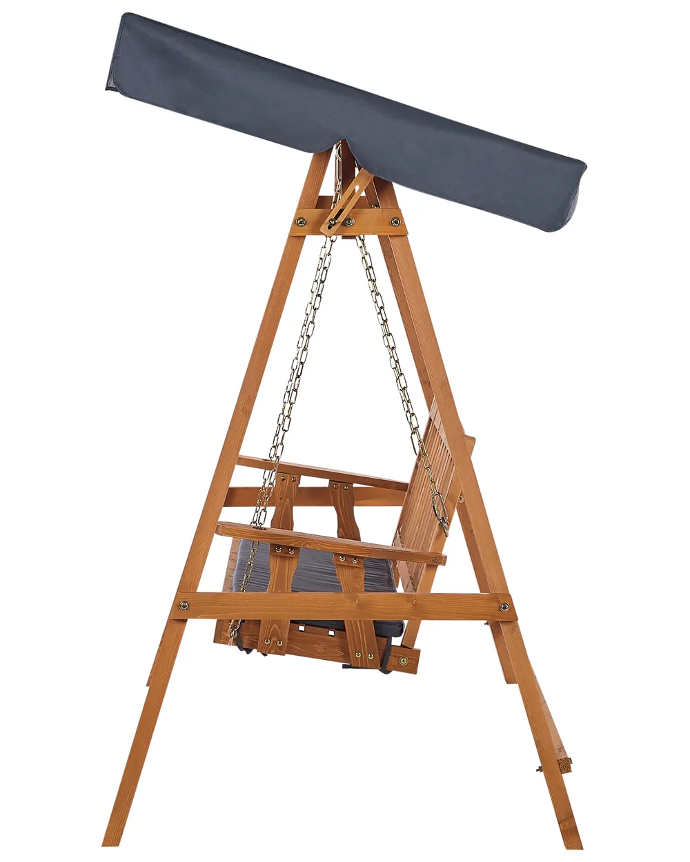 Hollywoodschaukel FIBBIALLA Fichtenholz Braun_958725