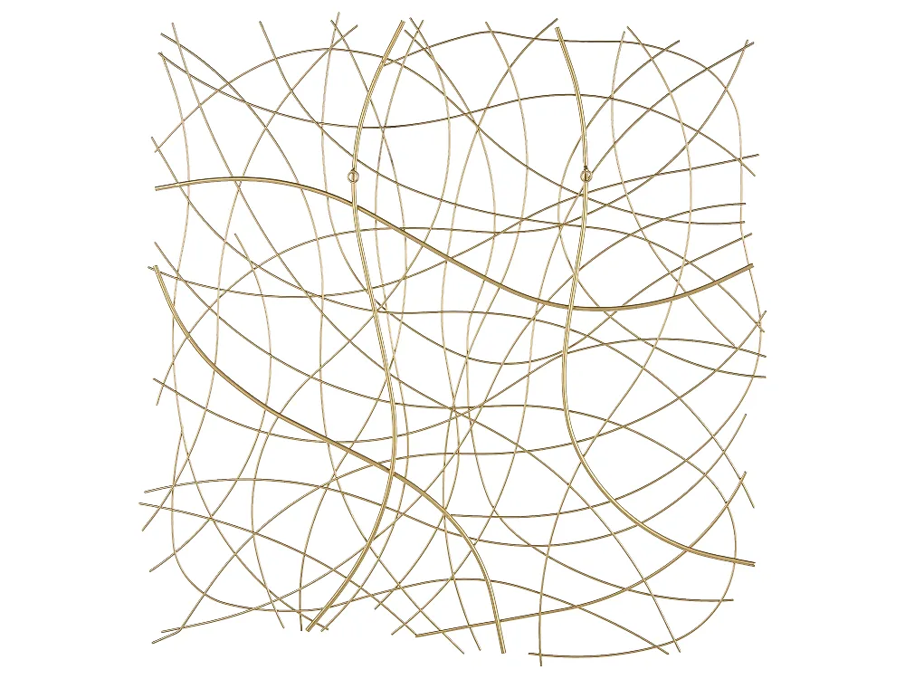 Wall Decor ACATITA 78 cm Metal Gold_1182688