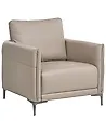 Sessel CILENS Stoff Taupe