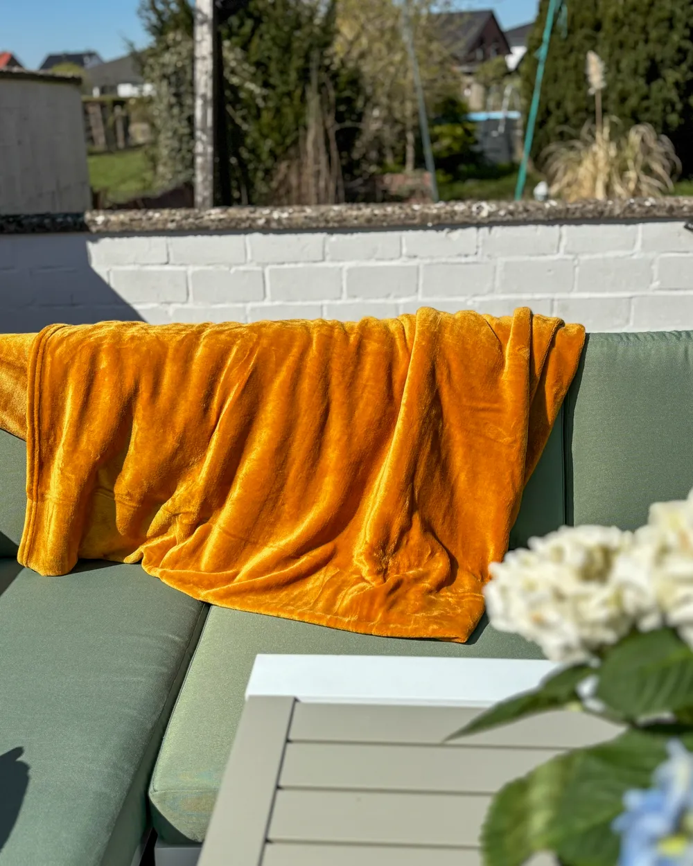 Kuscheldecke BAYBURT 150 x 200 cm Orange_983199