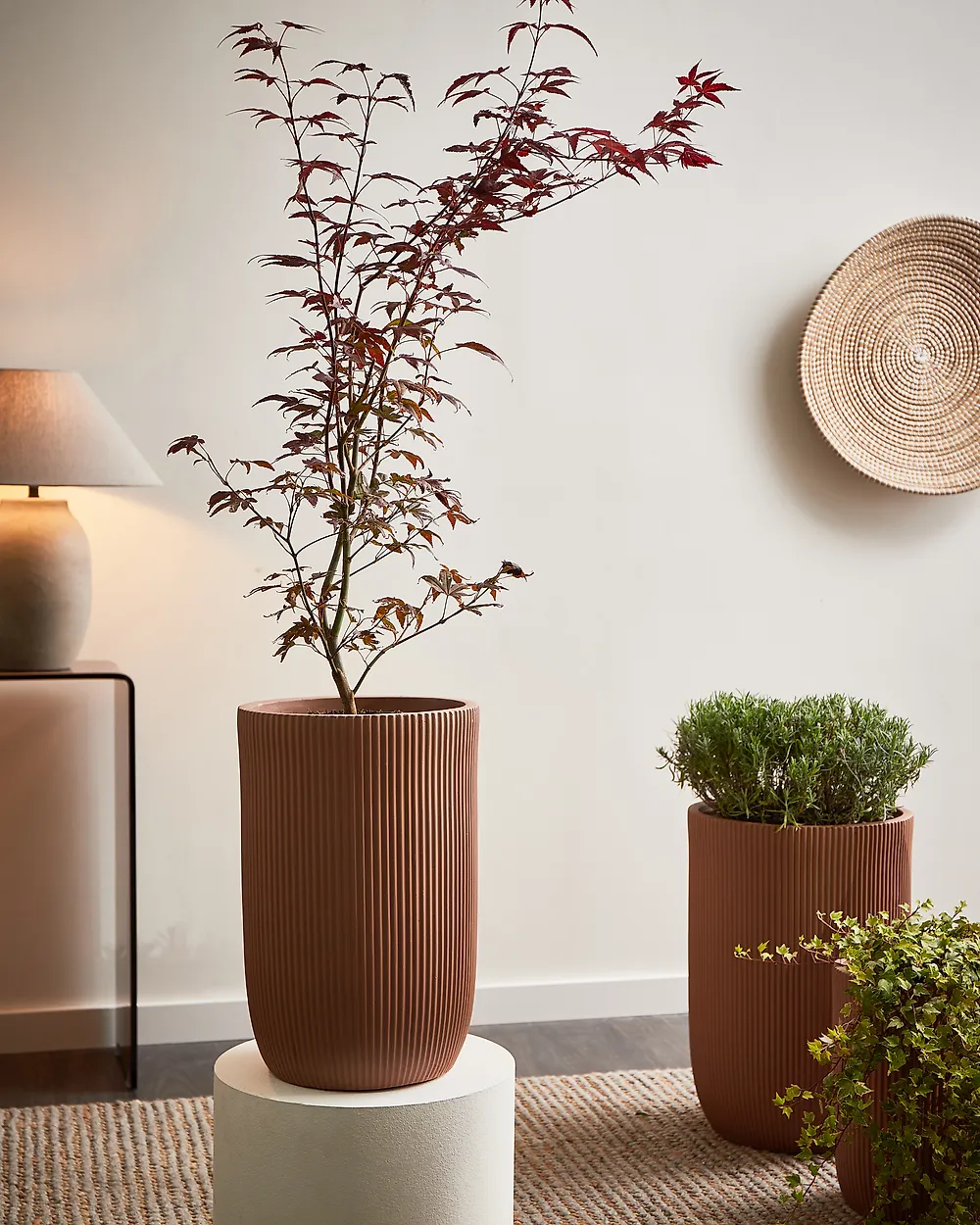 Blumenkübel EANTIO 30 cm Braun