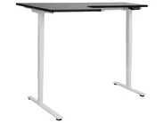Electric Adjustable Corner Desk DESTINES 160 cm 109 cm Black/ White Left Hand_927724