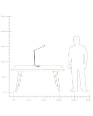 LED Desk Lamp LEPUS with Motion Sensor White_1048833