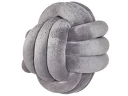 Dekokissen MALNI 30 x 30 cm Samtstoff Grau Ohne Muster_815422
