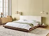 Wasserbett Bouclé ZEN 180 x 200 cm Braune Esche
