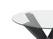 Esstisch OTIUM Schwarz 100 cm 100 cm_820909