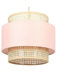 Hängeleuchte YUMURI Rattan Pfirsichrosa_837025