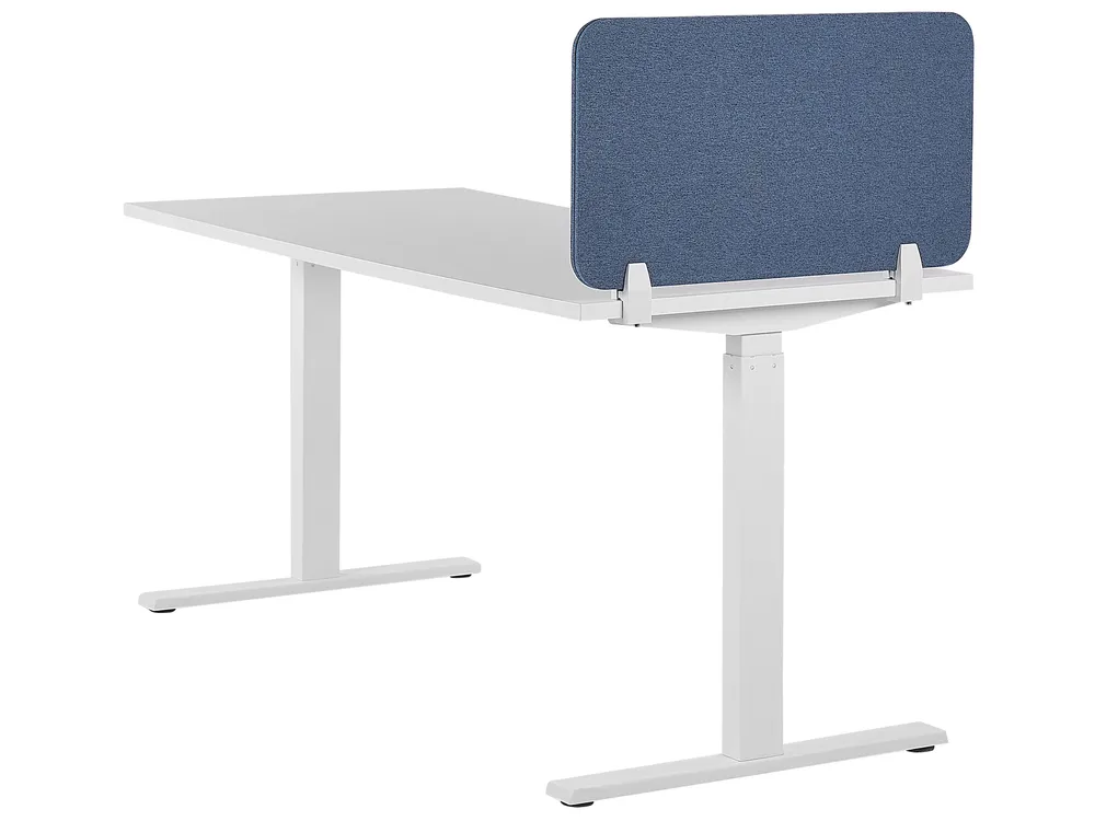 Schreibtischtrennwand WALLY 72 x 40 cm Blau_800867