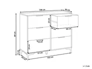 6 Drawer Chest WALCOTT White_1007121