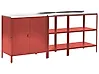 Outdoor-Küche 3er Set VILAMA Rot Metall