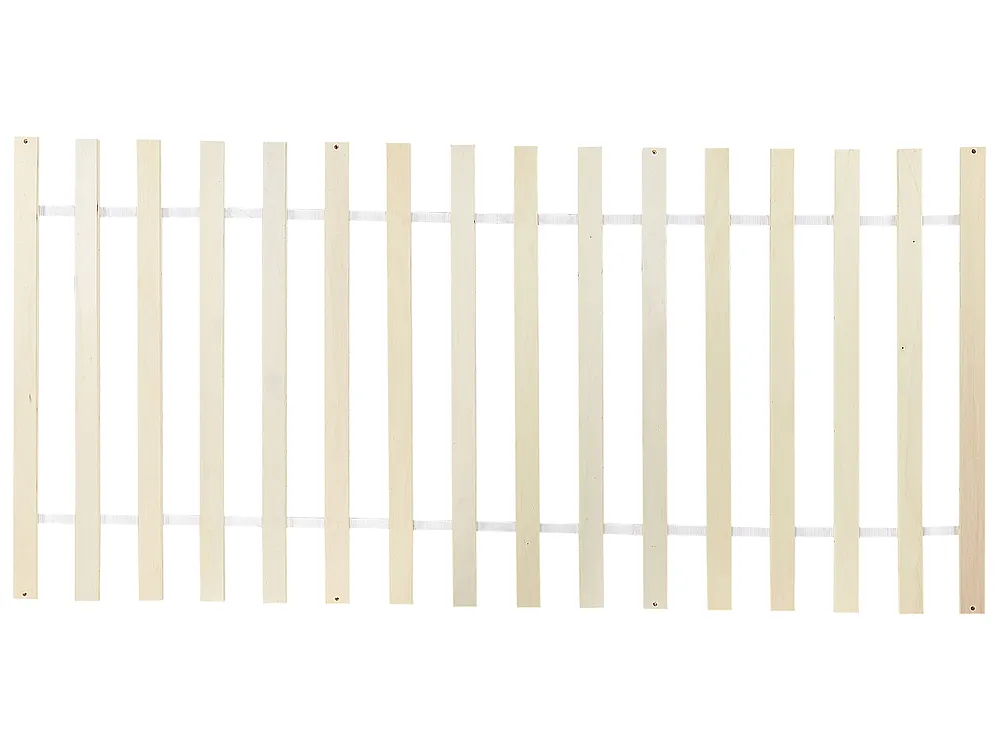 Bed Pine Wood GIVERNY 90 x 200 cm (EU Single) White_925054