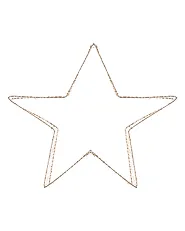 Set od 2 božićne ukrase LED ITALLA 30/38 cm Zvijezda Zlato_1163741