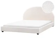 Wasserbett Bouclé VAUCLUSE 180 x 200 cm Cremeweiß_977155