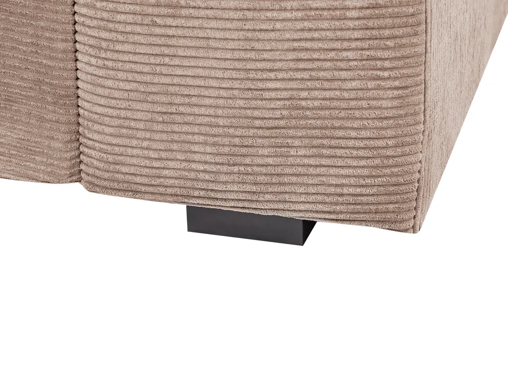Sofa 3-Sitzer VISKAN Cord Dunkelbeige_1049628