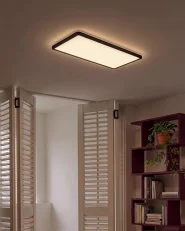 LED Deckenlampe ARDENZA mit Fernbedienung mit Dimmer Schwarz_1131640