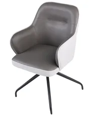Esszimmerstuhl drehbar STOWE Stoff Grau_1078299