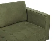 Sofa Set 3-Sitzer NURMO Stoff Dunkelgrün_896071