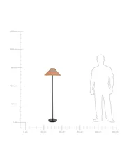 Floor Lamp KYOGA Paper Rope Beige_914549