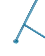 Gartenstuhl 2er Set PAVIA klappbar Metall Blau_1046247