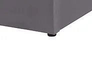 Krevet s prostorom za pohranu LUBBON Samet Sivi 140 x 200 cm_833597