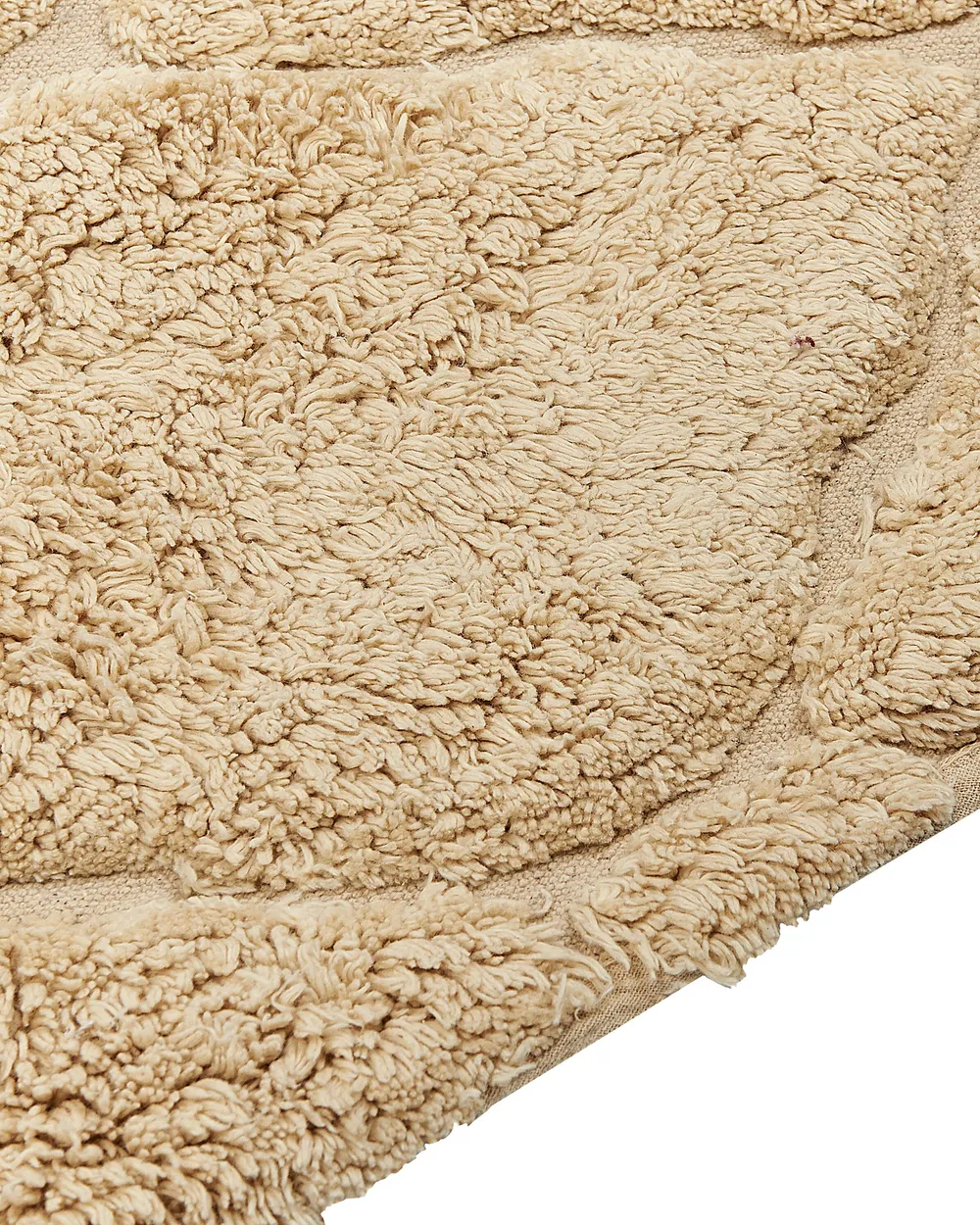 Teppich SANLIURFA Beige 140 x 200 cm Baumwolle_840551