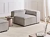 Hoekmodule ARDAL Corduroy Taupe rechtszijdig