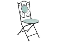 Bistro Set klappbar ANAPO Metall Schwarz_1021774