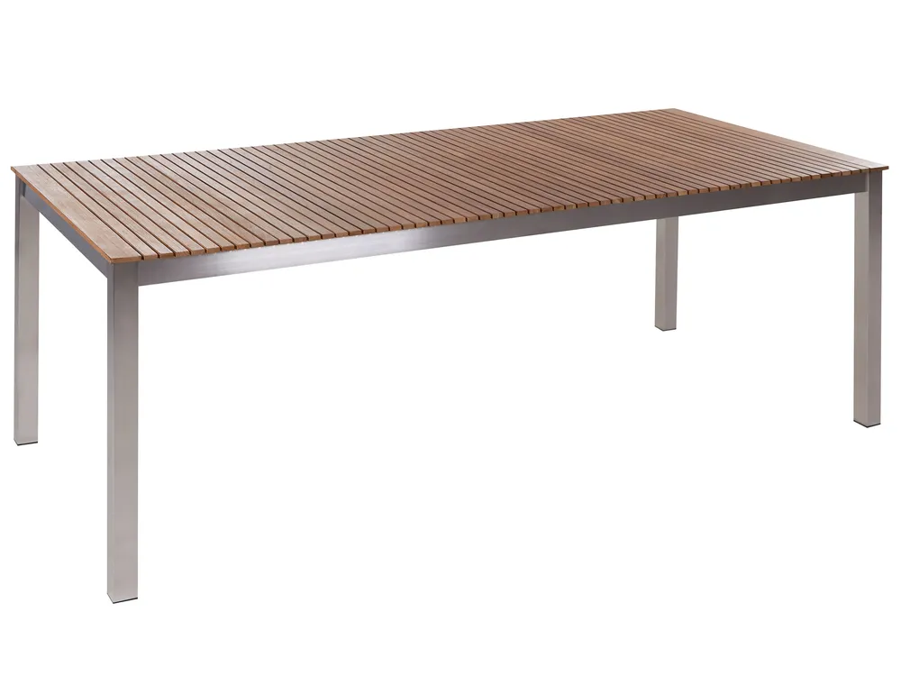 Gartentisch VIAREGGIO 200 cm 90 cm zertifiziertes Teakholz Braun