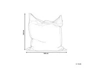 Sitzsack 600 L FUZZY 180 cm 230 cm Dunkelblau_761984