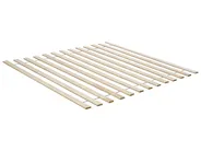 Bett mit Lattenrost Holz BOISSET 180 x 200 cm Dunkelbraun_941742