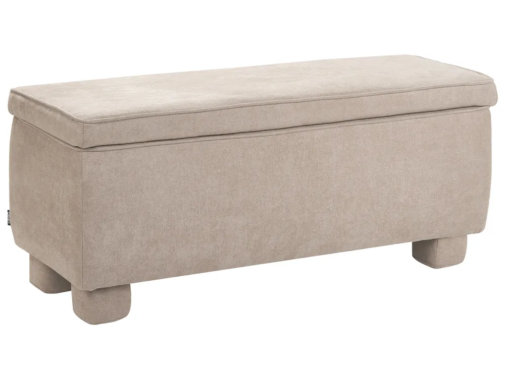 Polsterbank mit Stauraum ITHACA Stoff Beige