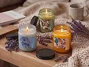 Duftkerzen 3er Set FRUITY BLOOM Sojawachs Frische Note Blumige Note_1187642