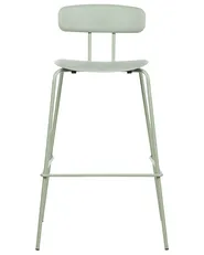 Set of 2 Bar Chairs SIBLEY Light Green_902795