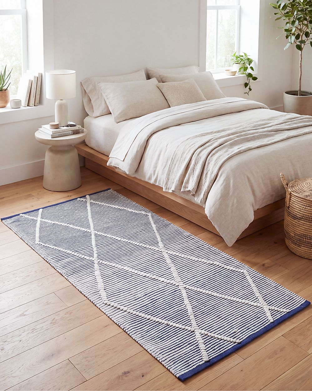 Tepi SYNOPA Plavo 80 x 150 cm Pamuk