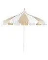 Marktschirm 245 cm MINOA Weiß / Beige