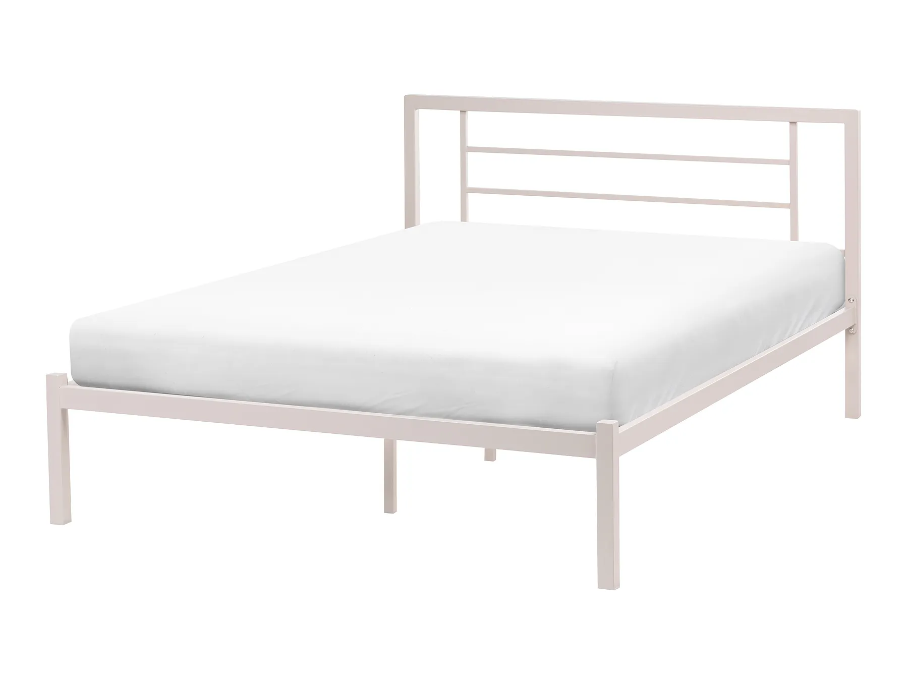 Bed Metaal CUSSET 120 x 200 cm Lichtbeige_1162056