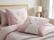 Dekokissen 2er Set IBERIS Samtstoff 45 x 45 cm Rosa_901963